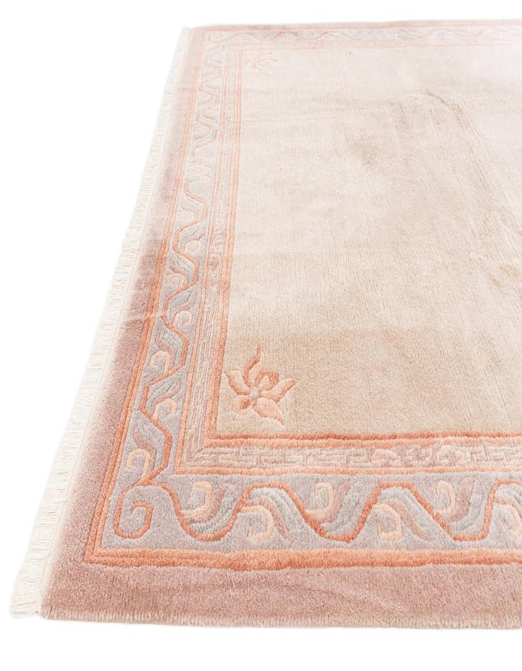 Detail image of  7' 6 x 7' 7  Hand Knotted Tibet Wool Square Rug