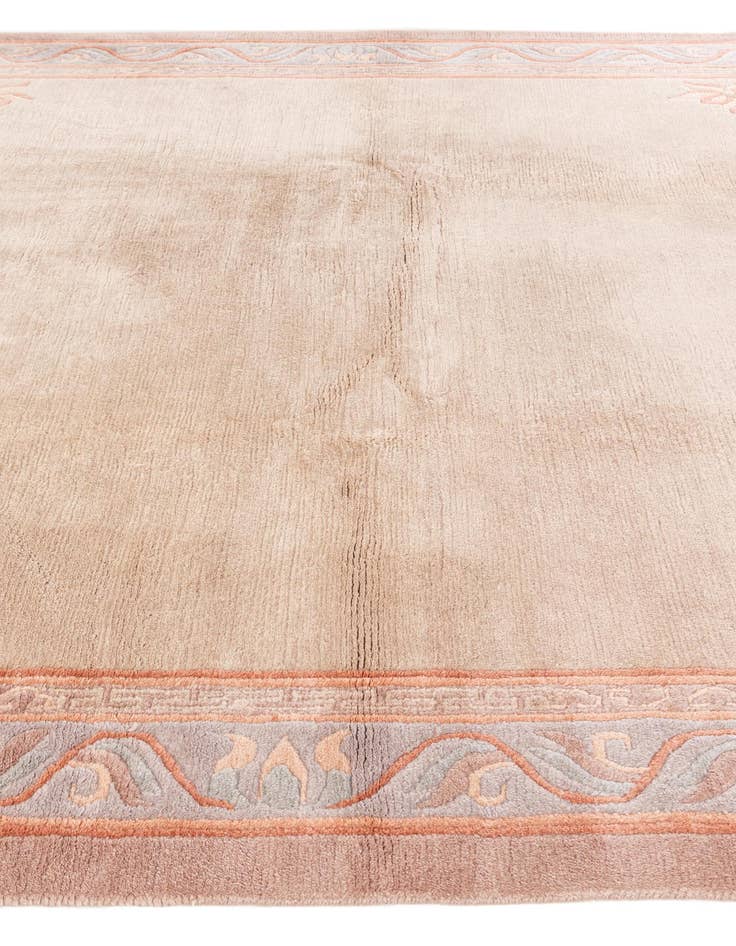 Detail image of  7' 6 x 7' 7  Hand Knotted Tibet Wool Square Rug