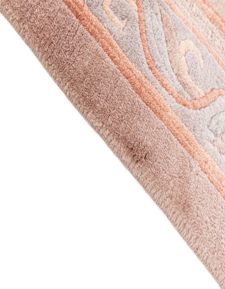 Detail image of  7' 6 x 7' 7  Hand Knotted Tibet Wool Square Rug