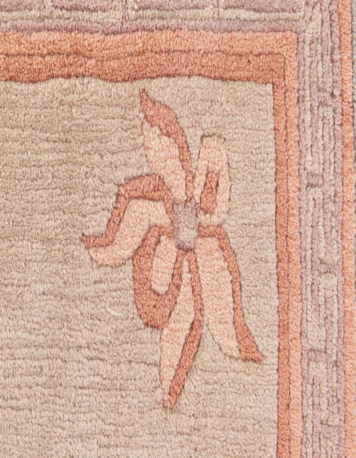 Detail image of  7' 6 x 7' 7  Hand Knotted Tibet Wool Square Rug