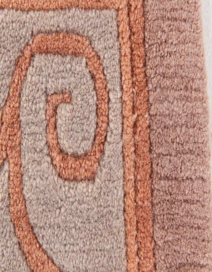 Detail image of  7' 6 x 7' 7  Hand Knotted Tibet Wool Square Rug