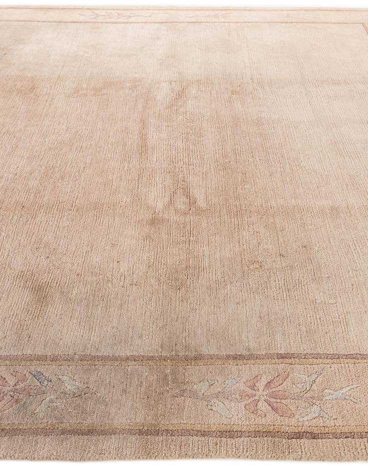 Detail image of  8' x 8' 5  Hand Knotted Tibet Wool Square Rug