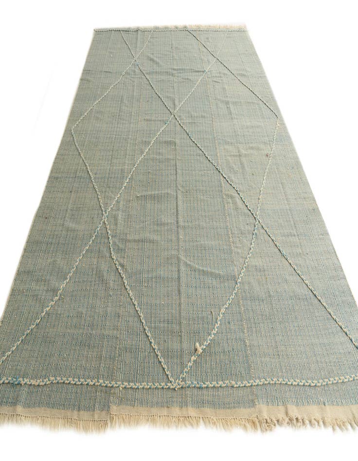 Detail image of  8' 6 x 12' 4  Hand Knotted Moroccan Wool Rug