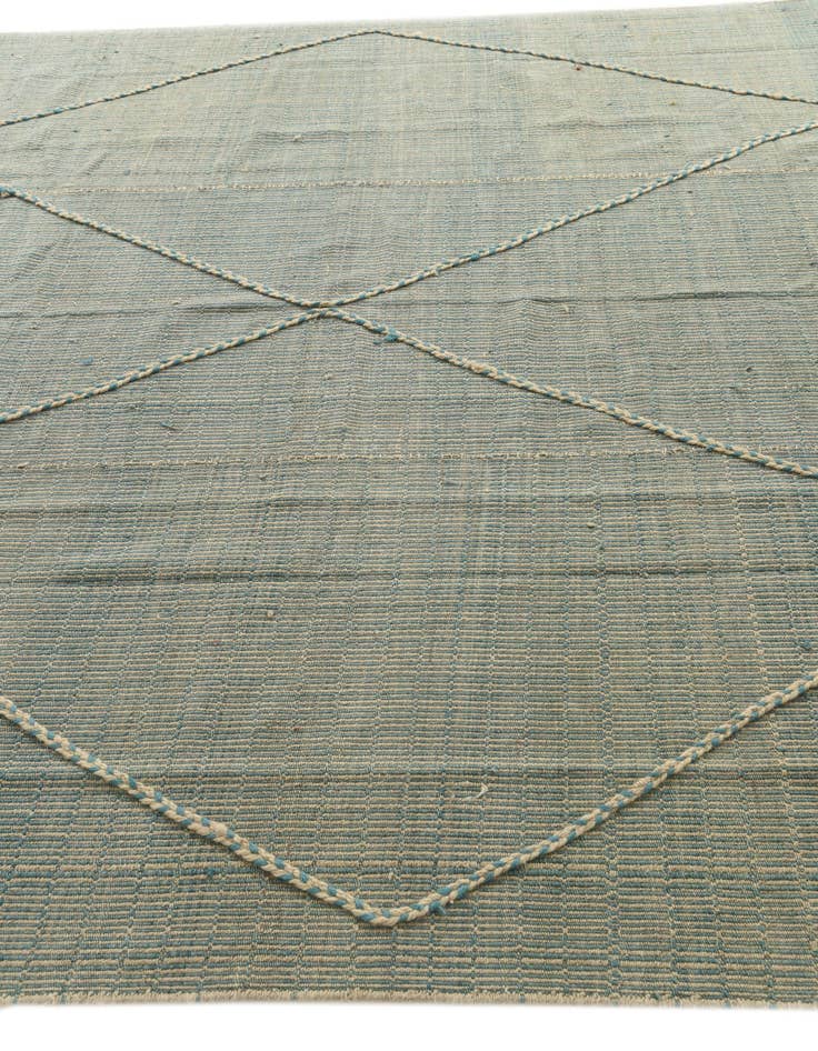 Detail image of  8' 6 x 12' 4  Hand Knotted Moroccan Wool Rug
