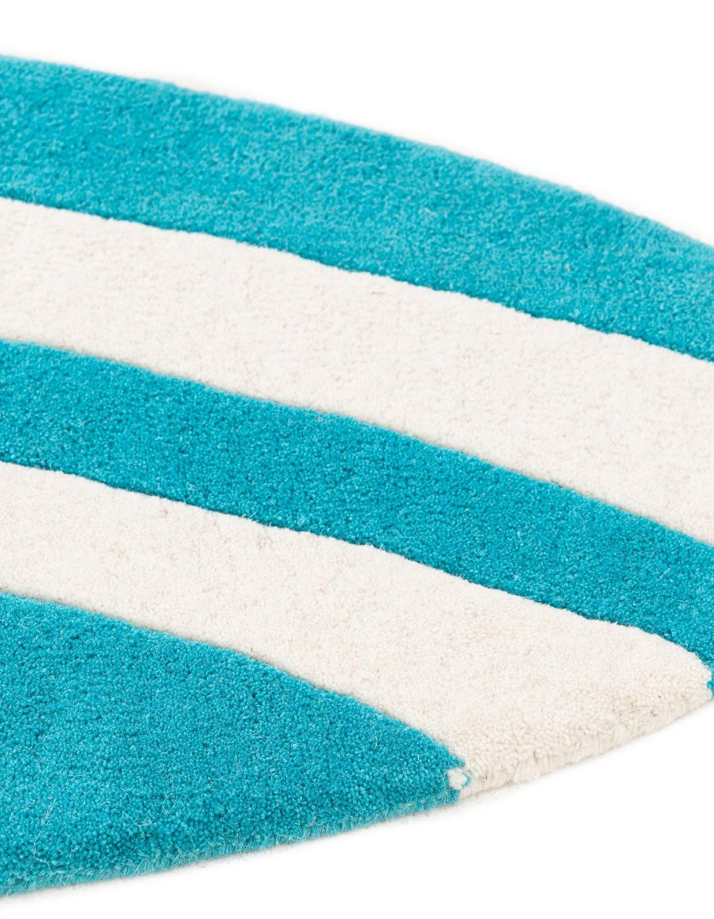 Light Blue 2' x 8' 9 SurfBoard Wool Freeform Rug | Rugs.com