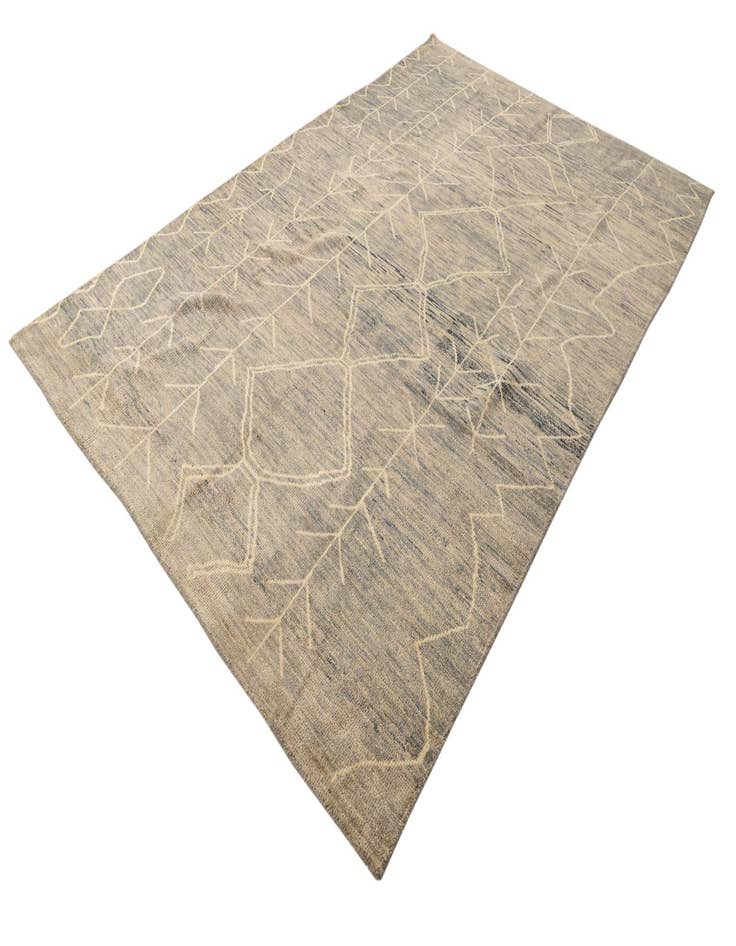 Detail image of  6' 7 x 10' 3  Hand Knotted Darya Wool Rug