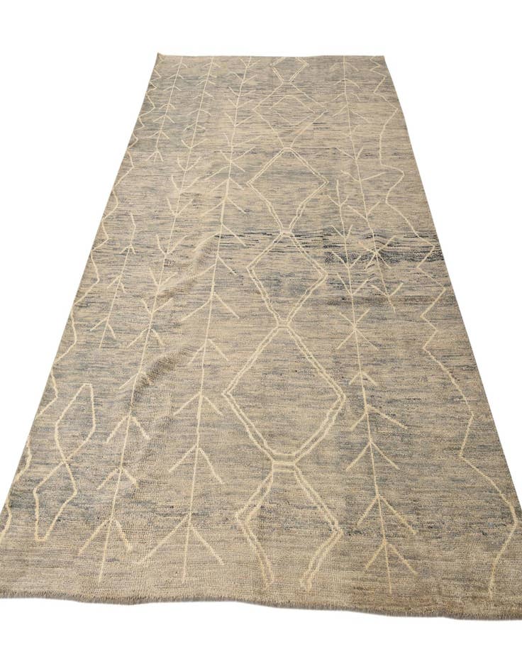 Detail image of  6' 7 x 10' 3  Hand Knotted Darya Wool Rug