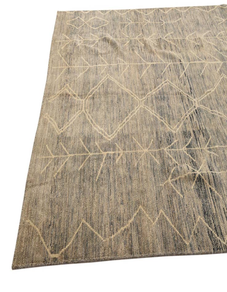 Detail image of  6' 7 x 10' 3  Hand Knotted Darya Wool Rug