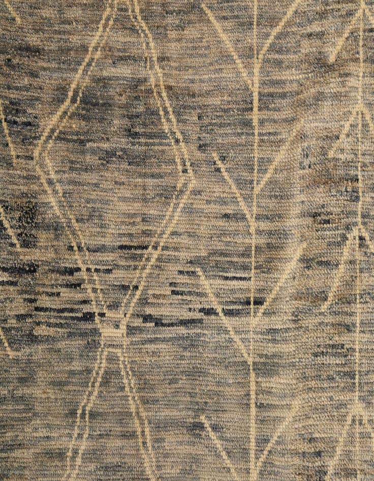 Detail image of  6' 7 x 10' 3  Hand Knotted Darya Wool Rug