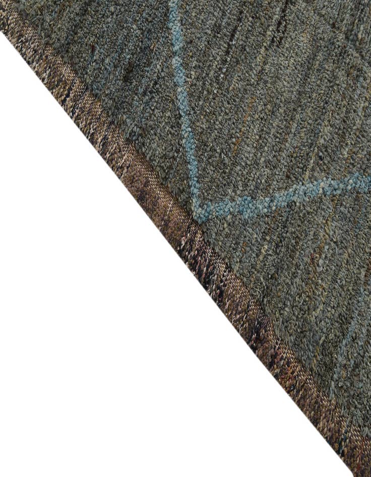 Detail image of  9' 3 x 12' 3  Hand Knotted Moroccan Wool Rug