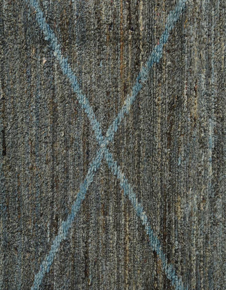 Detail image of  9' 3 x 12' 3  Hand Knotted Moroccan Wool Rug