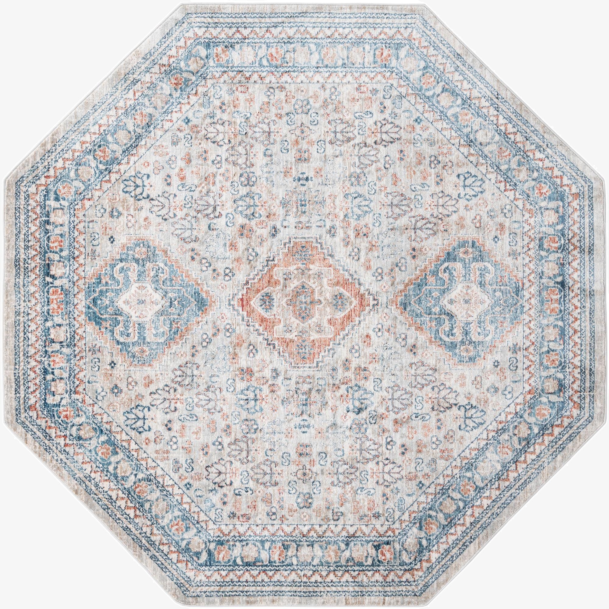  7' x 7' Newport Octagon Rug