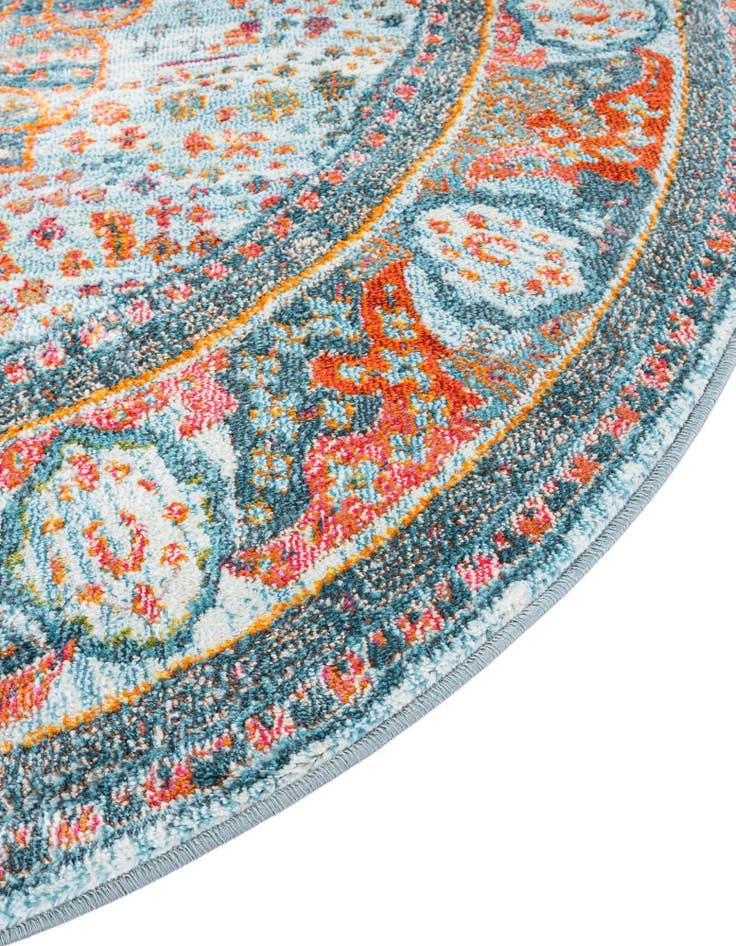 Detail image of  7' 10 x 10' Santiago Oval Rug