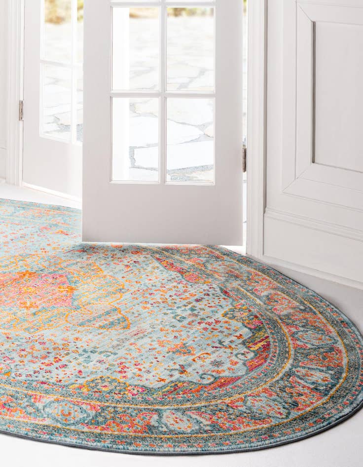 Detail image of  5' x 8' Santiago Oval Rug