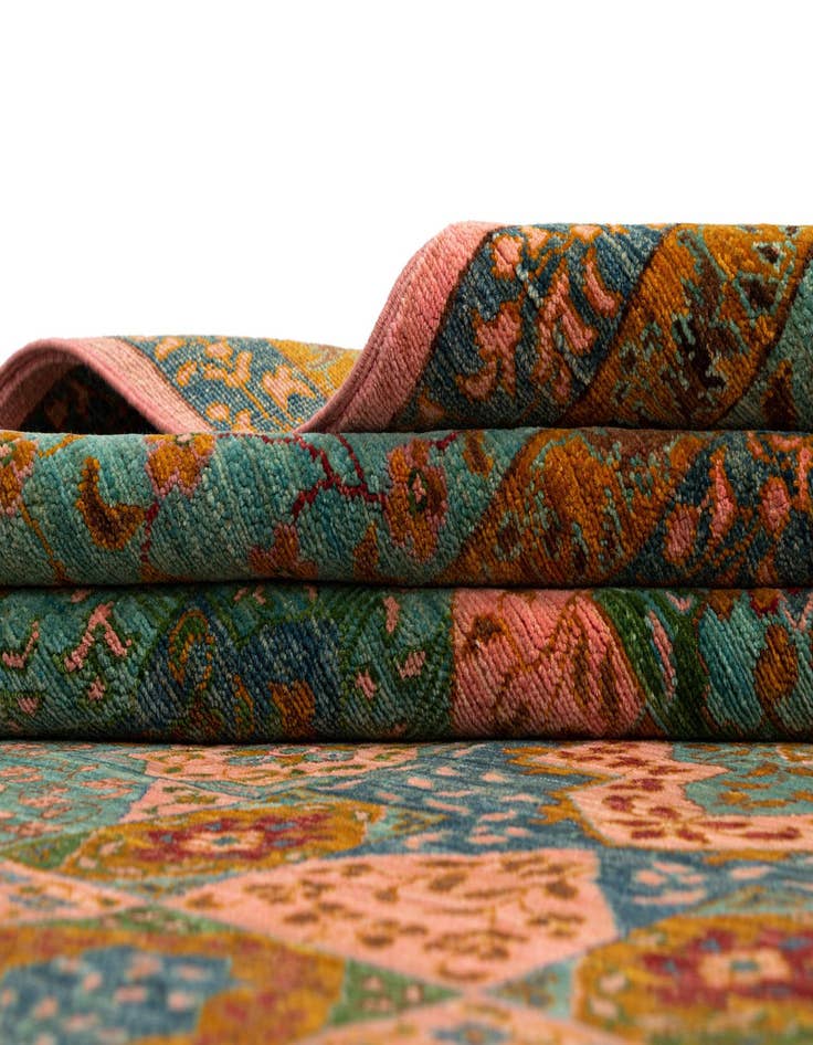 Detail image of  7' 10 x 10' 6 Amina Wool Rug