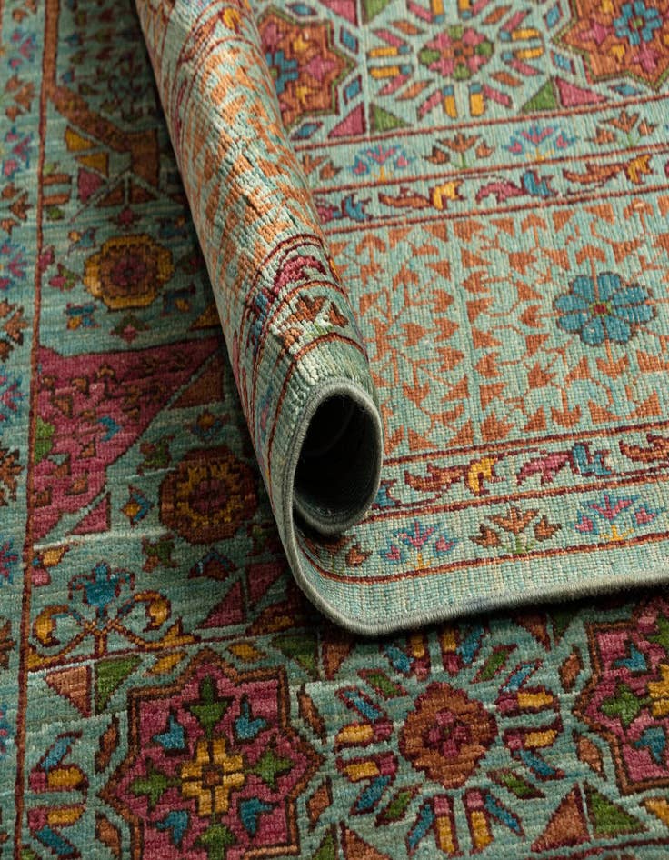 Detail image of  6' 9 x 9' 11 Amina Wool Rug