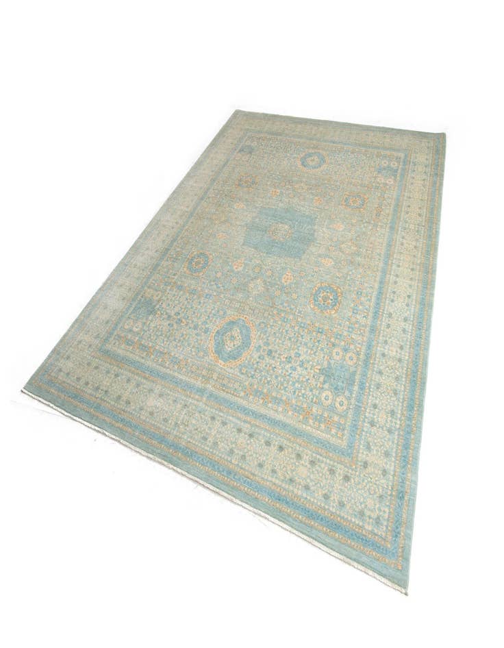 Detail image of  8' 10 x 11' 5  Hand Knotted Amina Rug