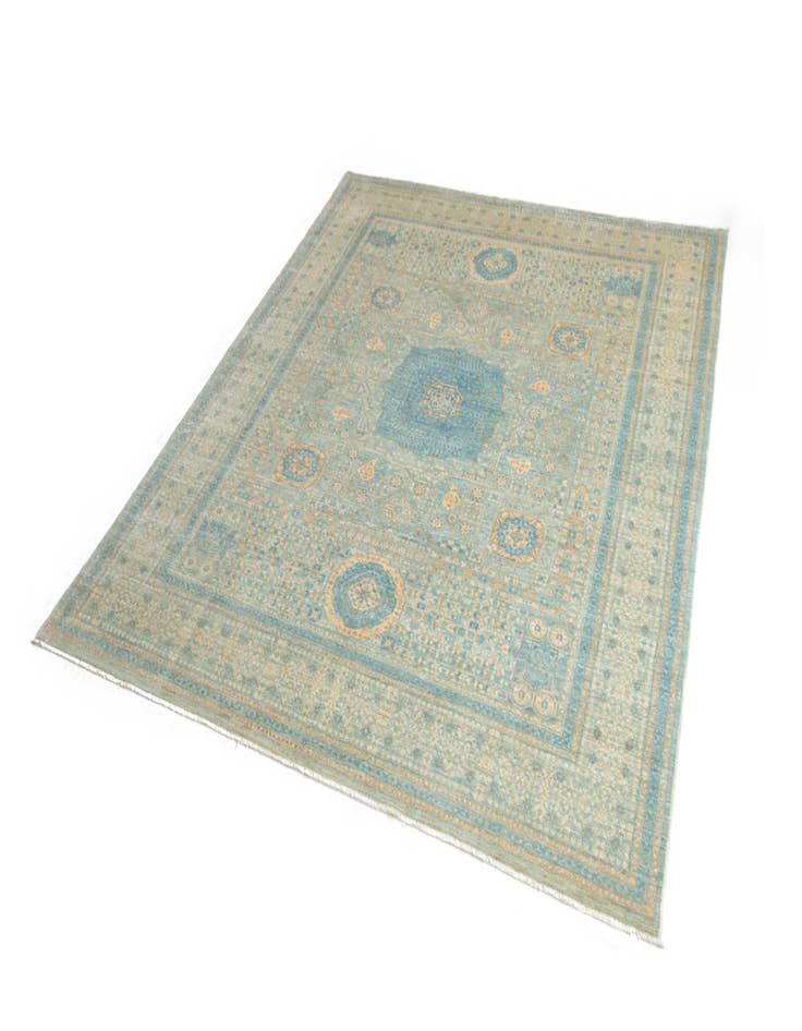 Detail image of  7' 10 x 9' 8  Hand Knotted Amina Rug