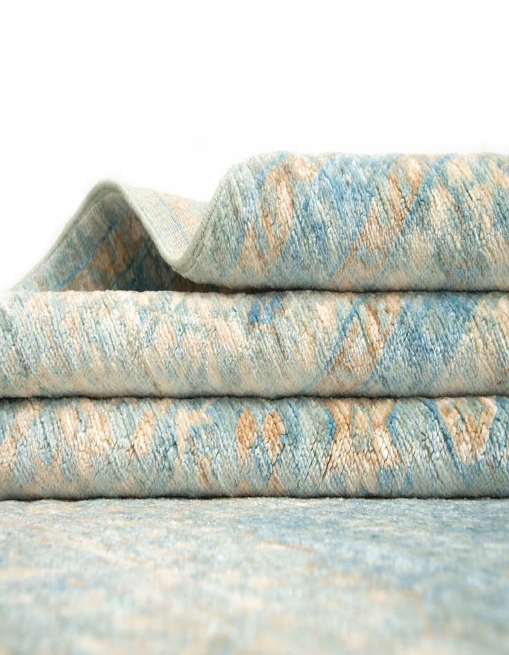 Detail image of  7' 10 x 9' 8  Hand Knotted Amina Rug