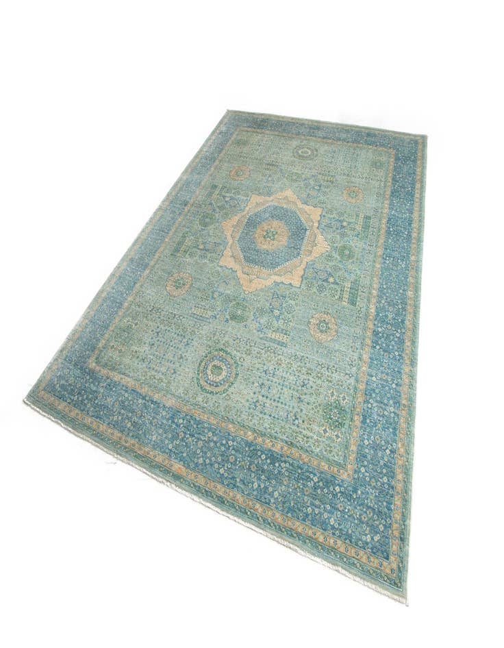 Detail image of  8' 10 x 11' 7  Hand Knotted Amina Rug