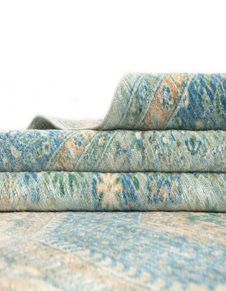 Detail image of  8' 10 x 11' 7  Hand Knotted Amina Rug