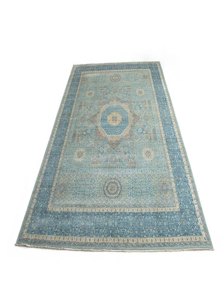 Detail image of  8' 8 x 11' 8  Hand Knotted Amina Rug