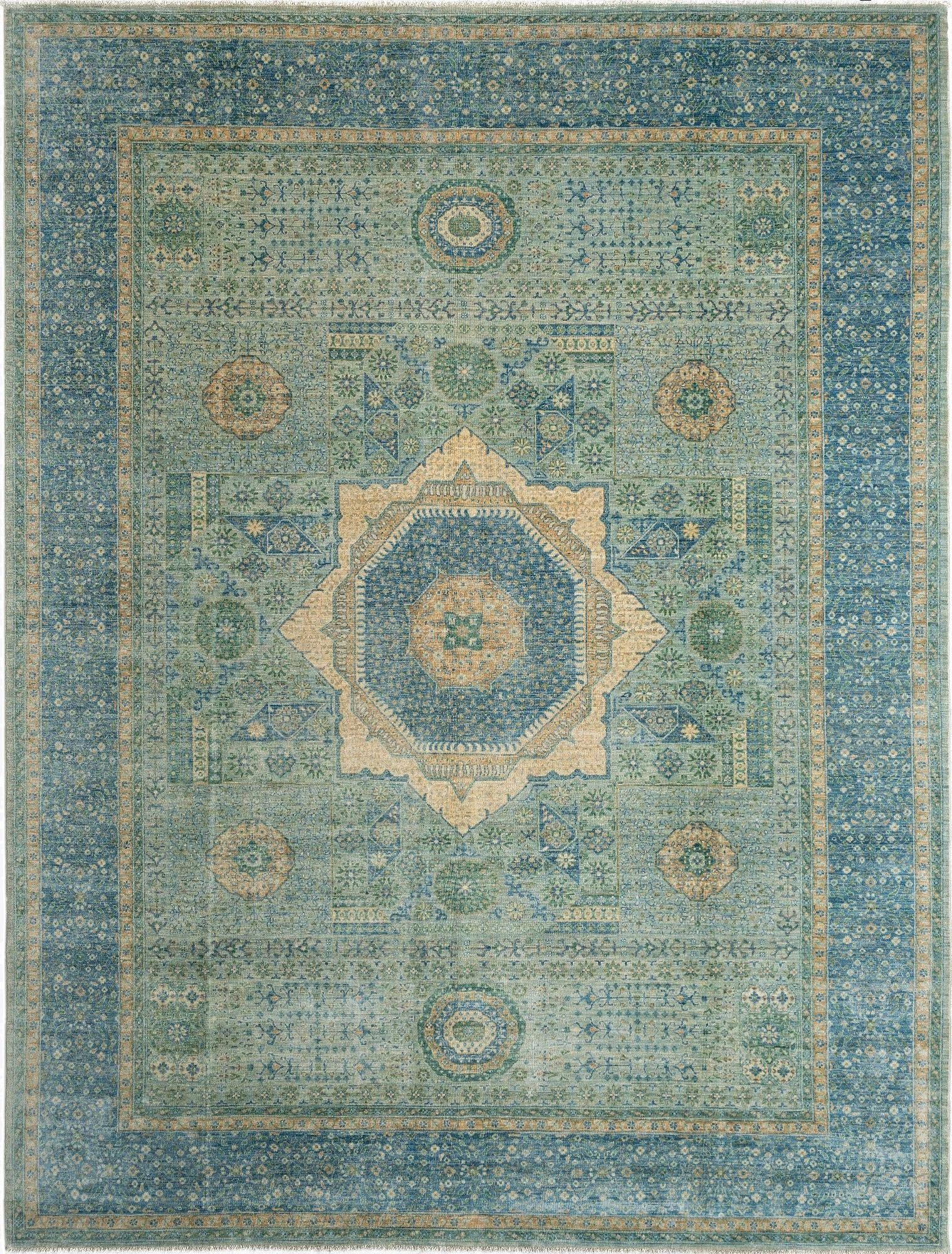  8' 10 x 11' 7  Hand Knotted Amina Rug