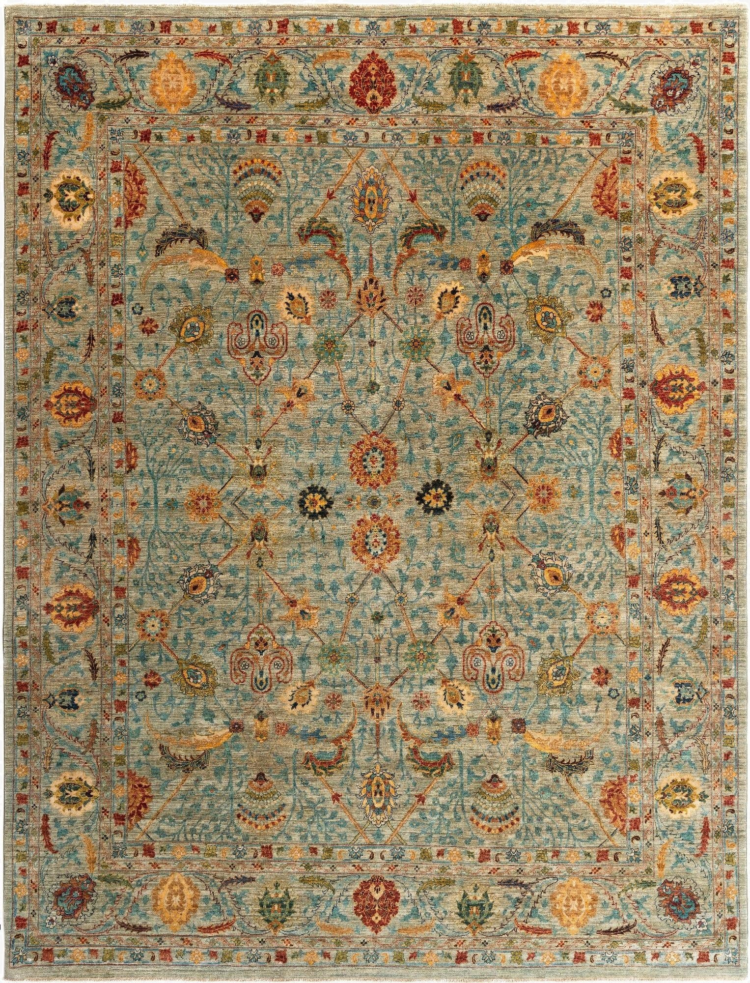  7' 11 x 10' 7  Hand Knotted Ariana Rug