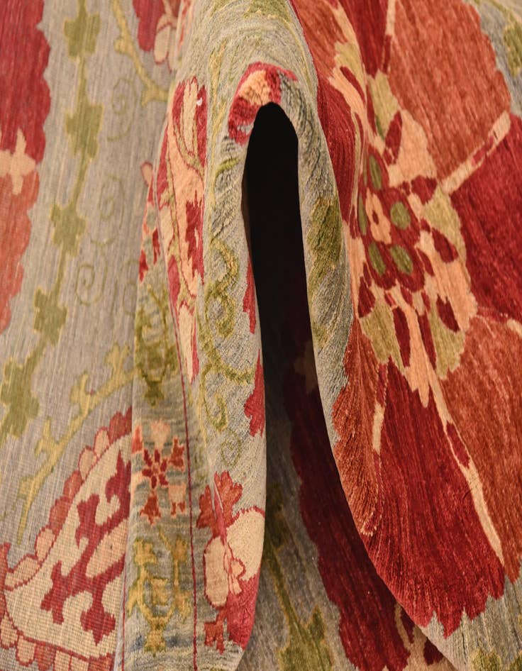 Detail image of  8' 1 x 9' 10  Hand Knotted Ariana Ziegler Oriental Rug