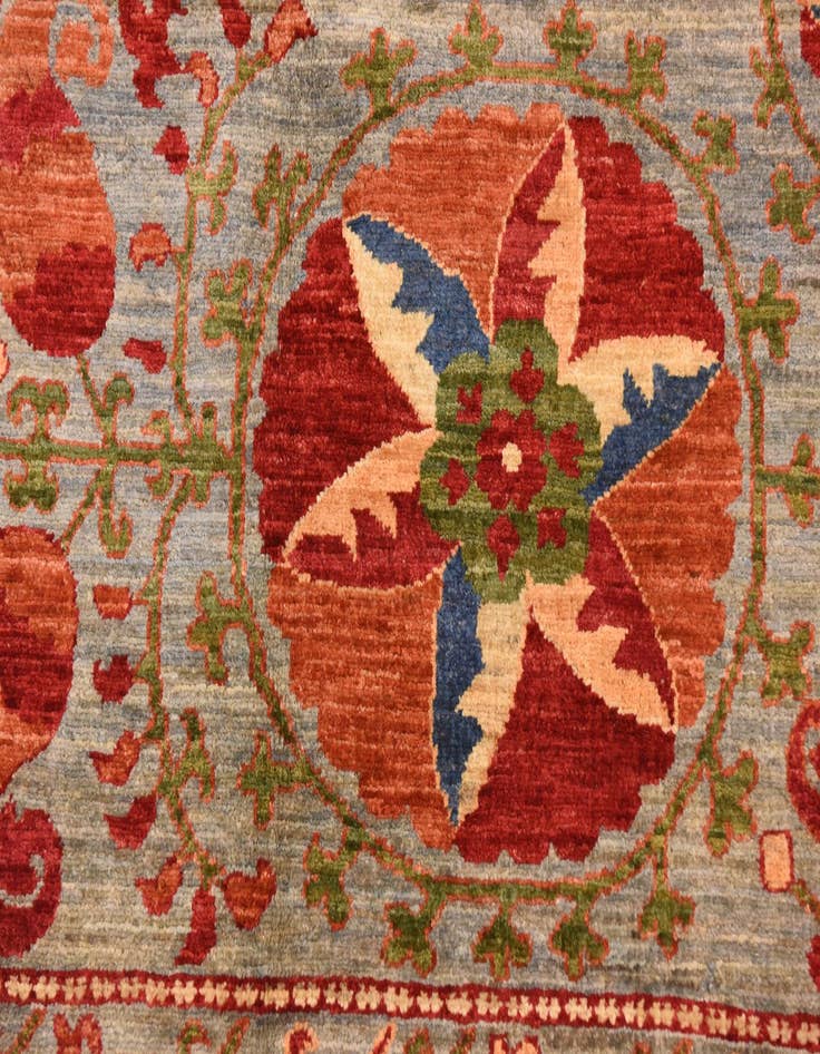 Detail image of  5' 2 x 7' 1  Hand Knotted Ariana Ziegler Oriental Rug