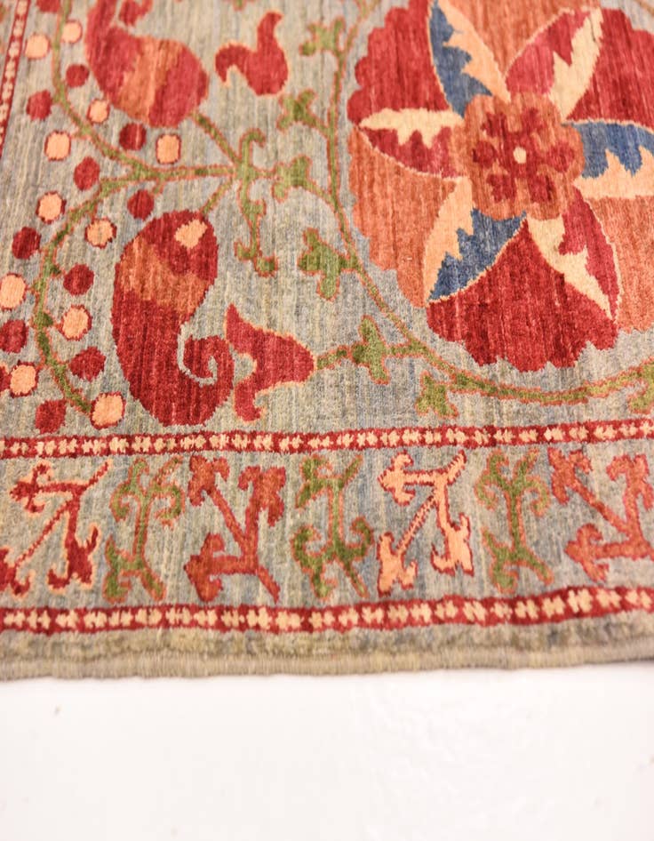 Detail image of  5' 2 x 7' 1  Hand Knotted Ariana Ziegler Oriental Rug