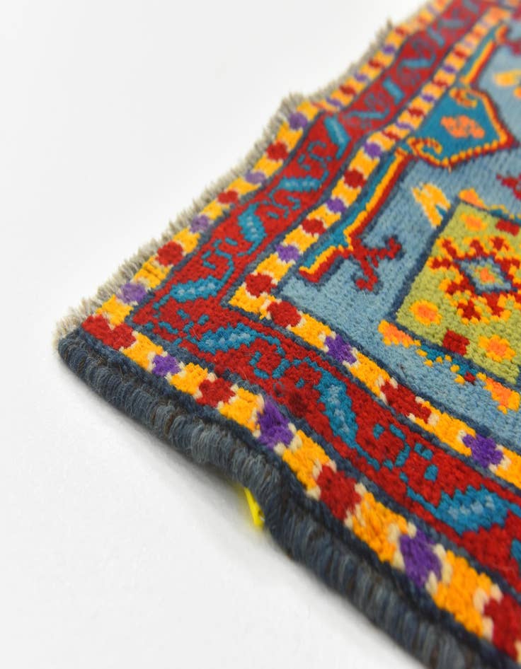 Detail image of  2' 10 x 4' 2  Hand Knotted Balouch Rug