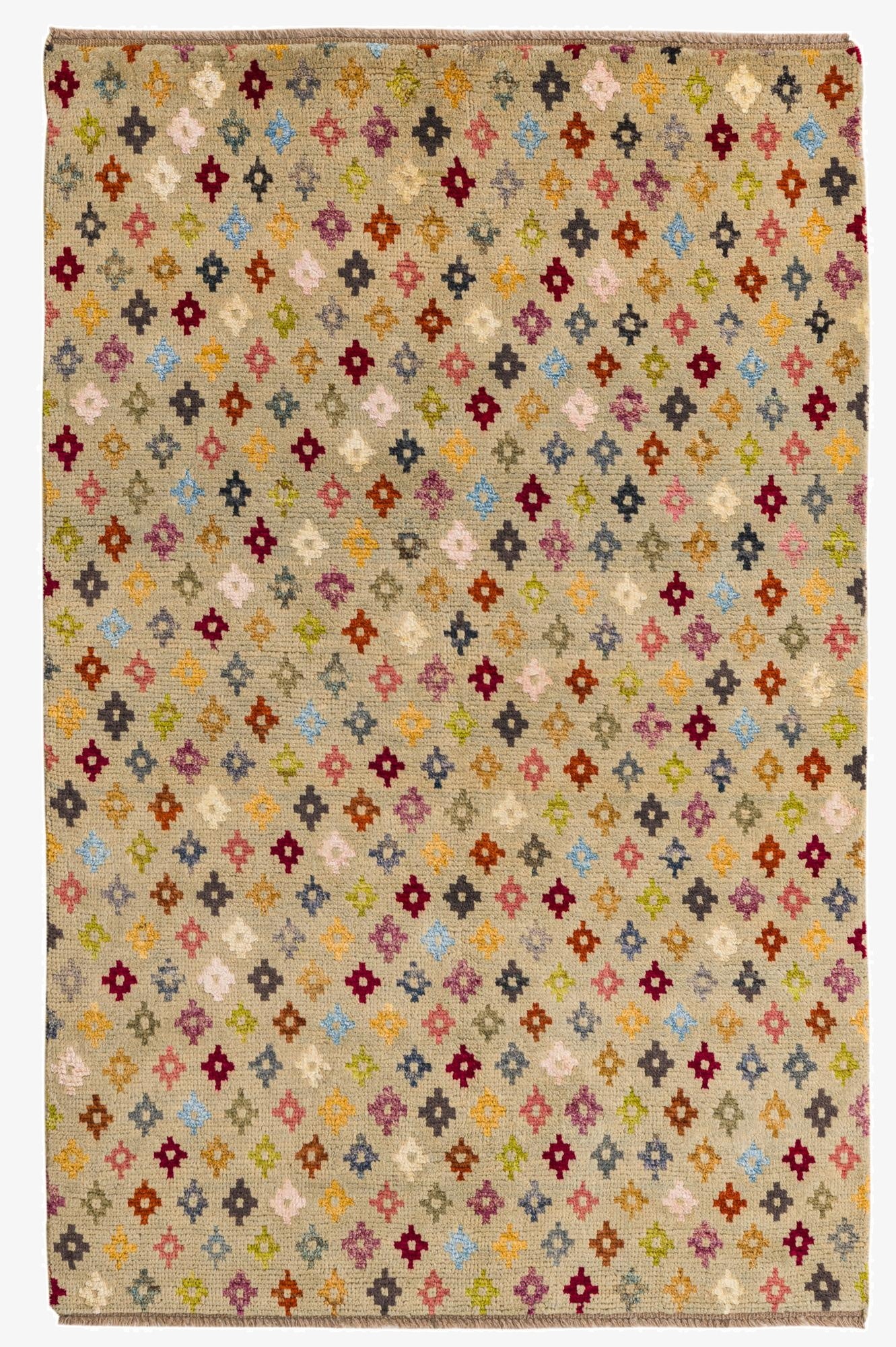  4' 2 x 6' 3  Hand Knotted Balouch Rug