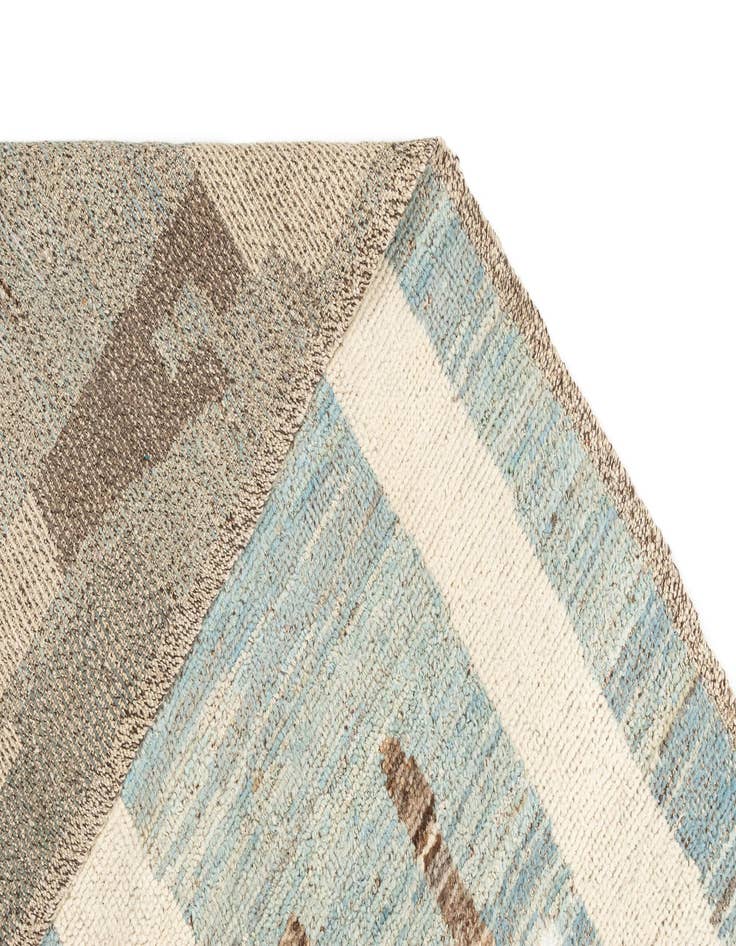 Detail image of  9' 6 x 11' 9  Hand Knotted Beni Marok Rug