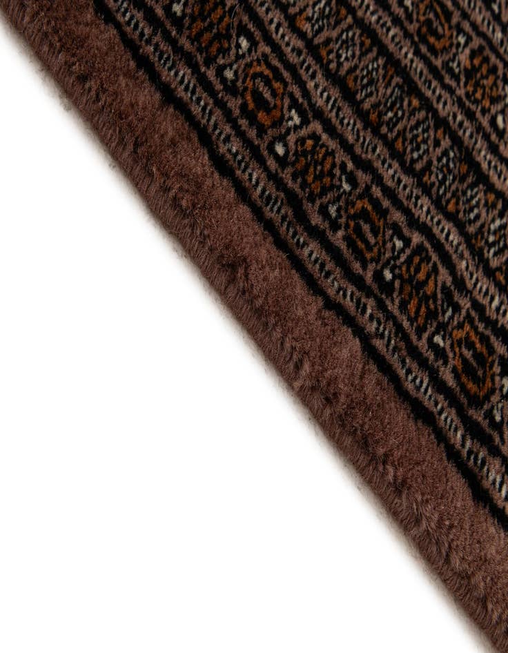 Detail image of  4' 4 x 5' 10  Hand Knotted Bokhara Oriental Wool Rug