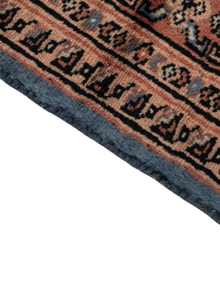 Detail image of  4' 3 x 6' 5  Hand Knotted Bokhara Wool Rug