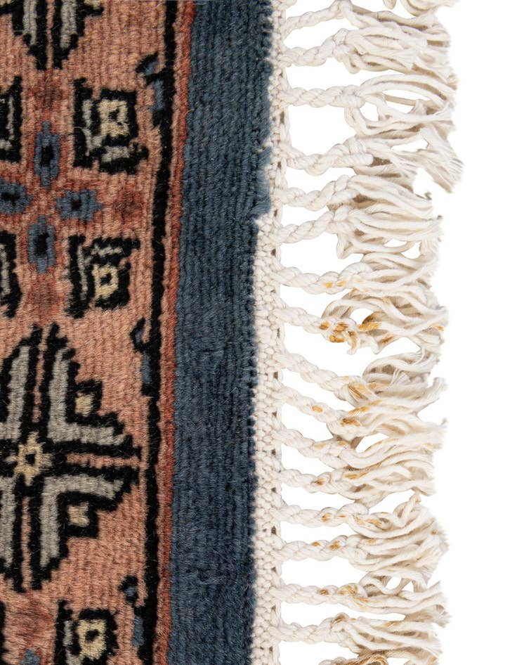 Detail image of  4' 3 x 6' 5  Hand Knotted Bokhara Wool Rug