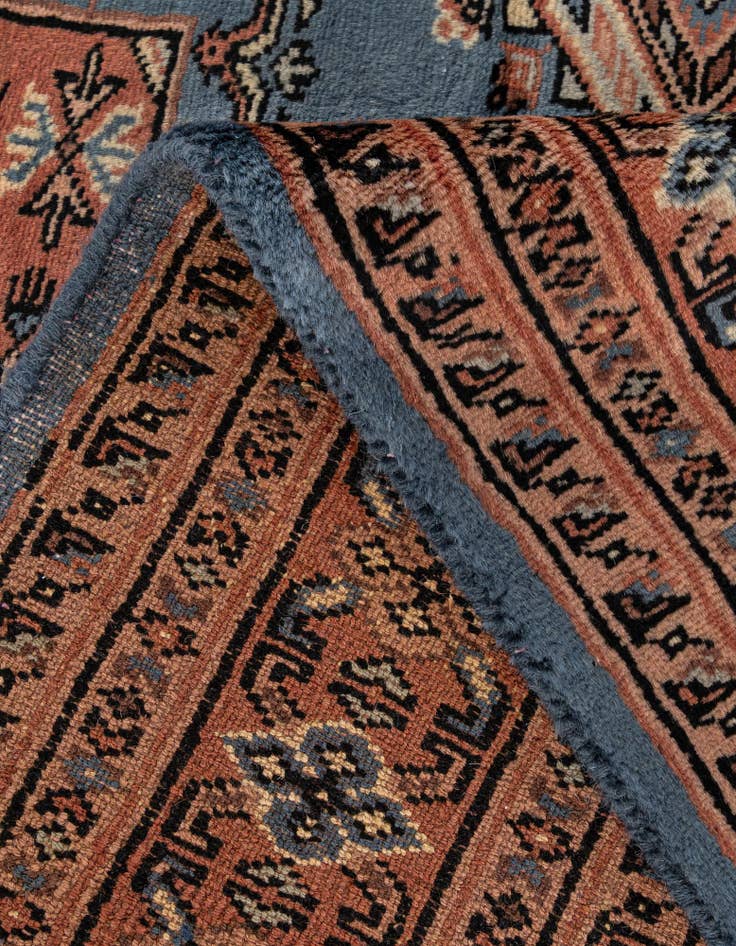 Detail image of  4' 3 x 6' 5  Hand Knotted Bokhara Wool Rug