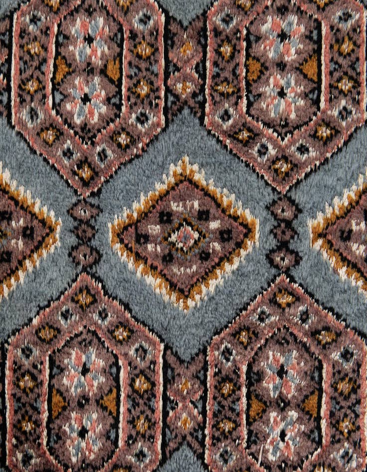 Detail image of  7' 3 x 10' 3  Hand Knotted Bokhara Oriental Wool Rug