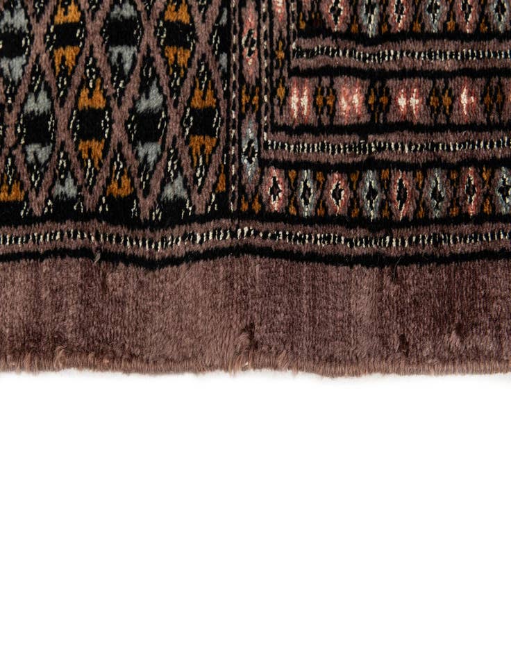 Detail image of  7' 3 x 10' 3  Hand Knotted Bokhara Oriental Wool Rug