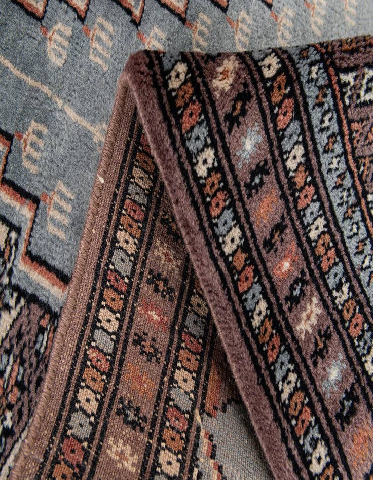 Detail image of  2' 1 x 3' 1  Hand Knotted Bokhara Oriental Wool Rug
