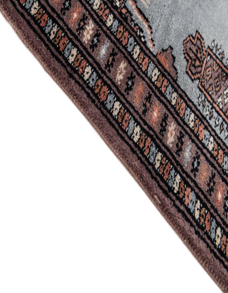 Detail image of  2' 1 x 3' 1  Hand Knotted Bokhara Oriental Wool Rug