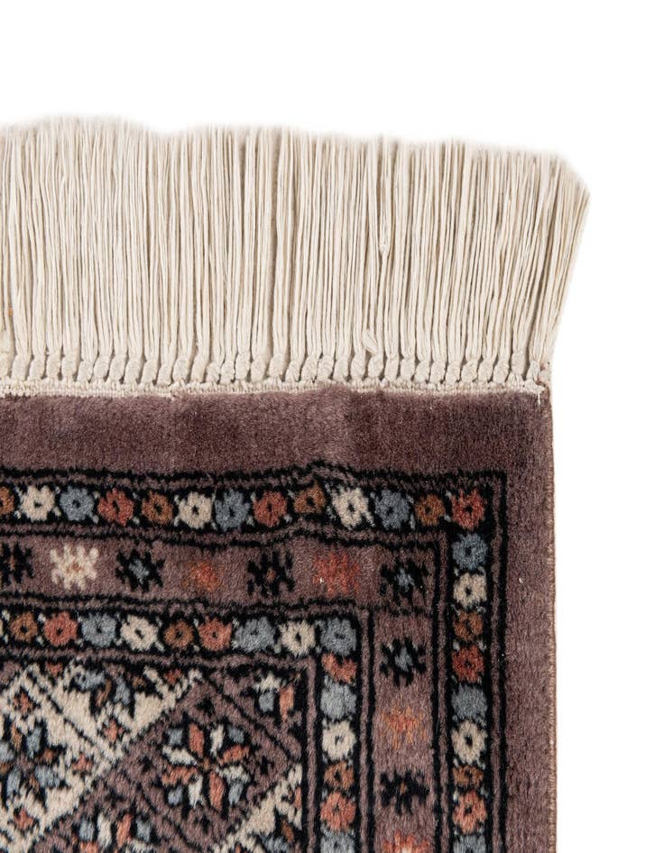 Detail image of  2' 1 x 3' 1  Hand Knotted Bokhara Oriental Wool Rug