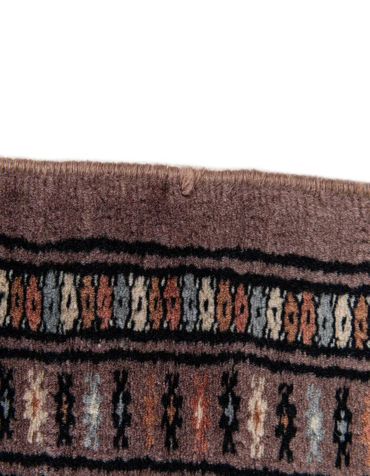 Detail image of  2' 1 x 3' 1  Hand Knotted Bokhara Oriental Wool Rug