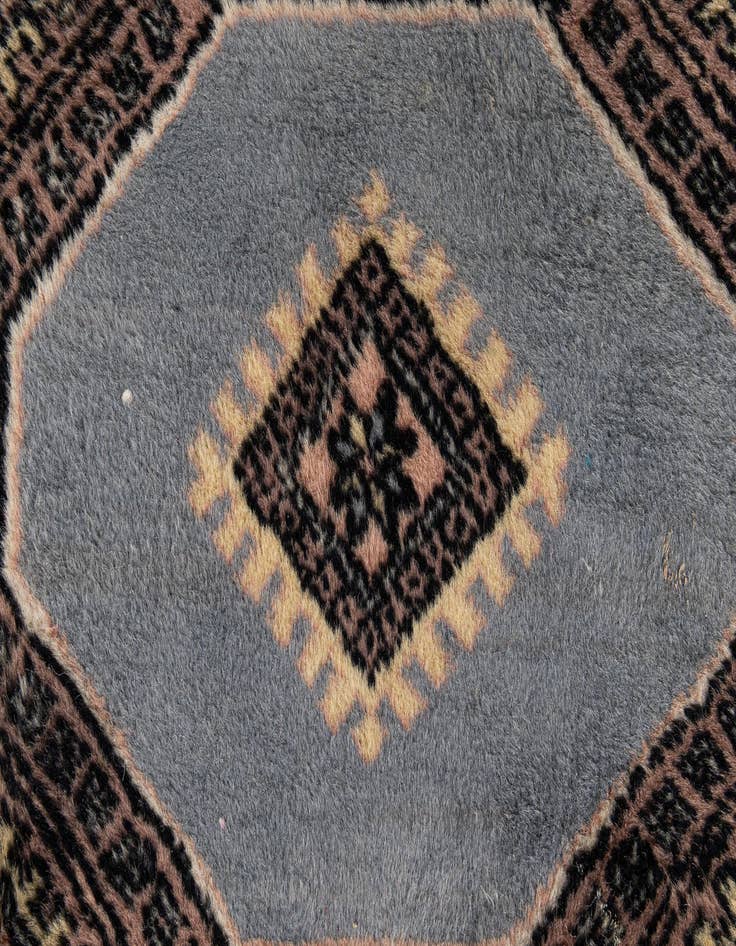 Detail image of  2' 7 x 3' 10  Hand Knotted Bokhara Oriental Wool Rug