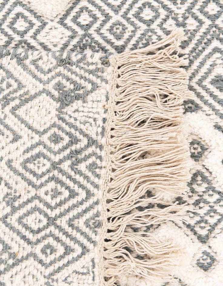 Detail image of  2' 2 x 3' 1  Hand Braided Jute Rug