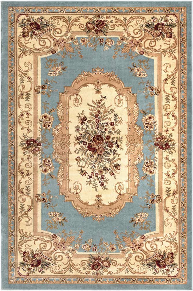 Light Blue 6' x 9' Chateau Rug | Rugs.com