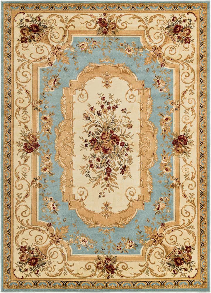 Light Blue 7' 10 x 11' Chateau Rug | Rugs.com
