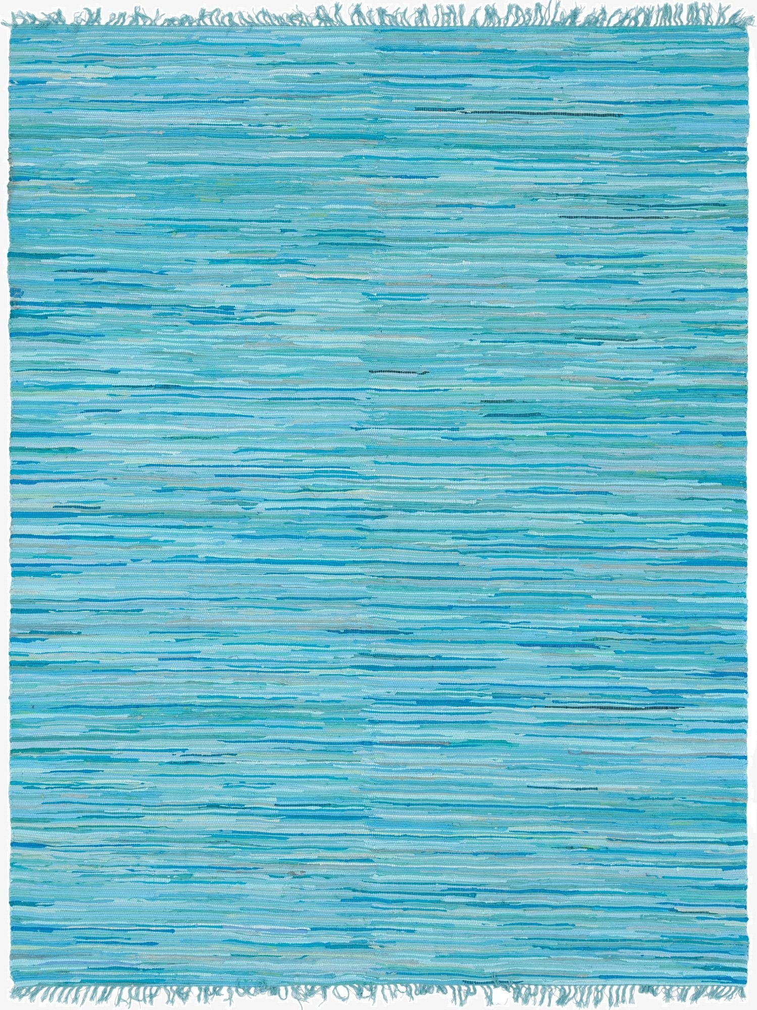  9' x 12'  Hand Woven Chindi Cotton Rug