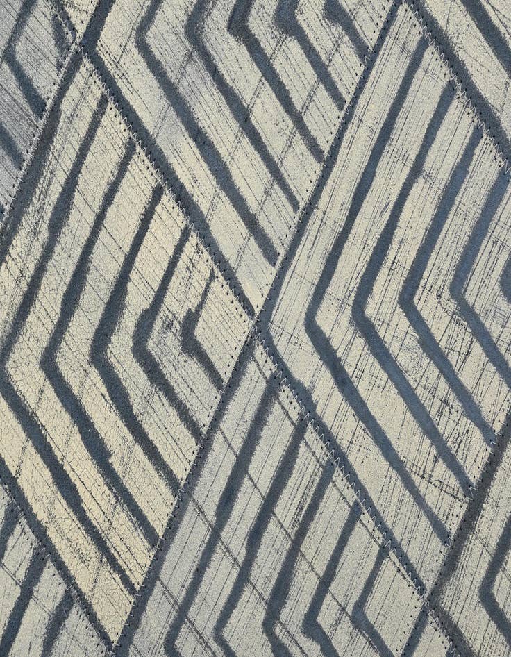 Detail image of  4' 10 x 8' Cowhide Rug